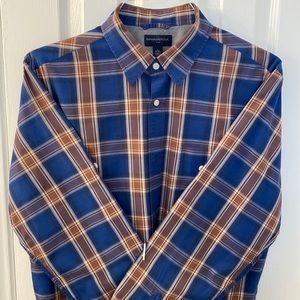 Banana Republic long sleeve button up - Large - Blue/Brown